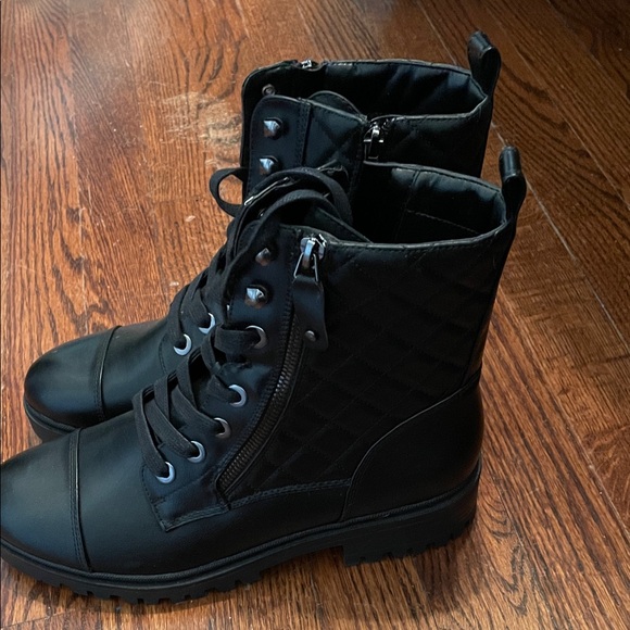 Nine West Shoes - Nine West Black Lace Up Boots